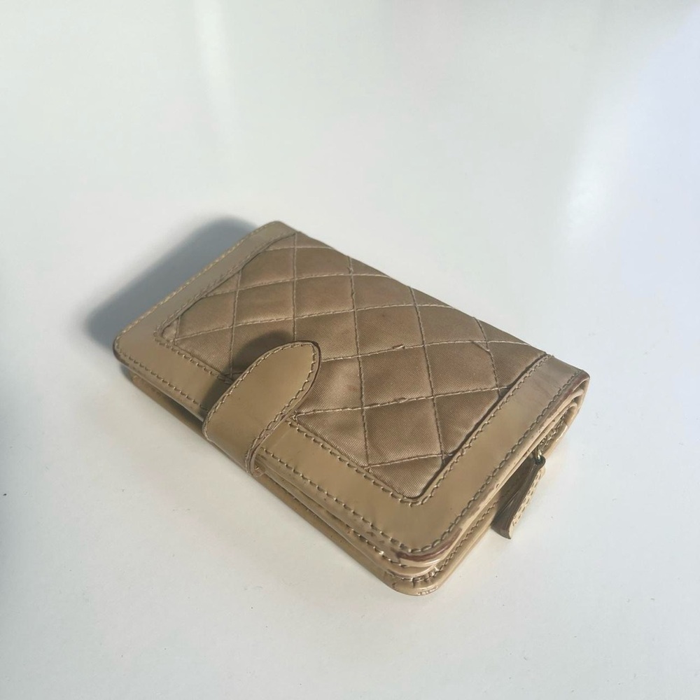 Rare Burberry Vintage Y2k Leather Cloth Charm Wallet🪝 - Picture 6 of 6